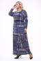 Платье "Нимфа" 1767-057 Грация Стиля (Синий)
