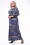 Платье "Нимфа" 1767-057 Грация Стиля (Синий)