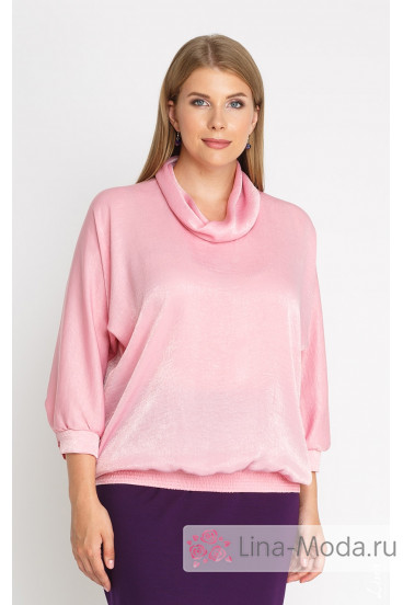 Блуза "Лина" 4160 (Розовый)