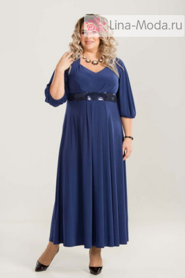 Платье 669 Luxury Plus (Синий)