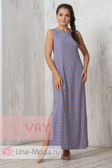 Платье женское 3206 Фемина (Марокко синий)